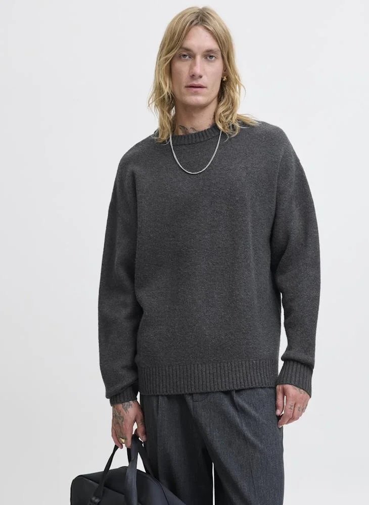 Casual Crew Neck Regular Fit Sweatshirt